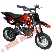 2 takt - Minicrosser Mini dirt bike rood/zwart - 302 zwart